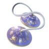 purple tibetan tingsha
