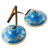 blue tibetan tingsha