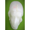 white woman head candle