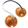 orange tibetan tingsha