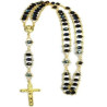 black glass rosary