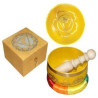 cuenco tibetano amarillo – 12,5 cm