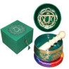 cuenco tibetano verde – 12,5 cm