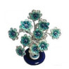 tree of wealth – blue peony – 10 flowers