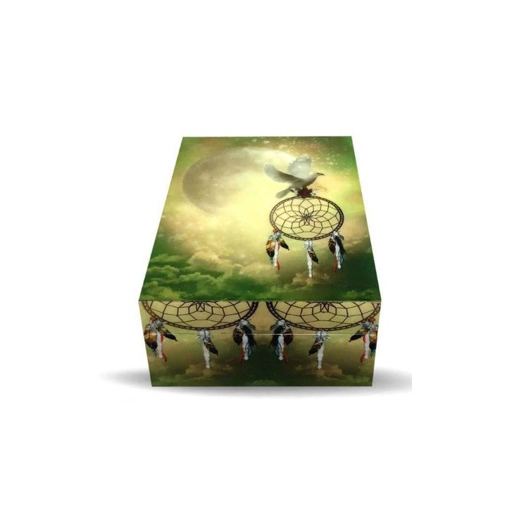 cassetta legno caccia sogni – 15cm x 10cm