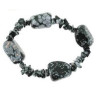 obsidian bracelet – 4 stones
