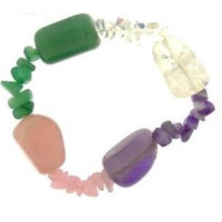 quartz bracelet - 4 stones