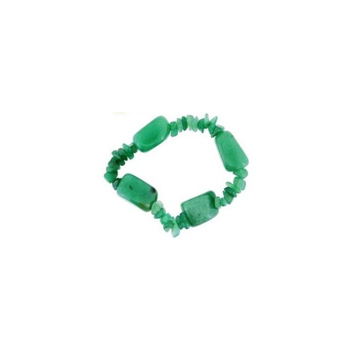 bracciale quarzo verde – 4 pietre