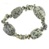 pulseira jaspe dalmata – 4 pedras