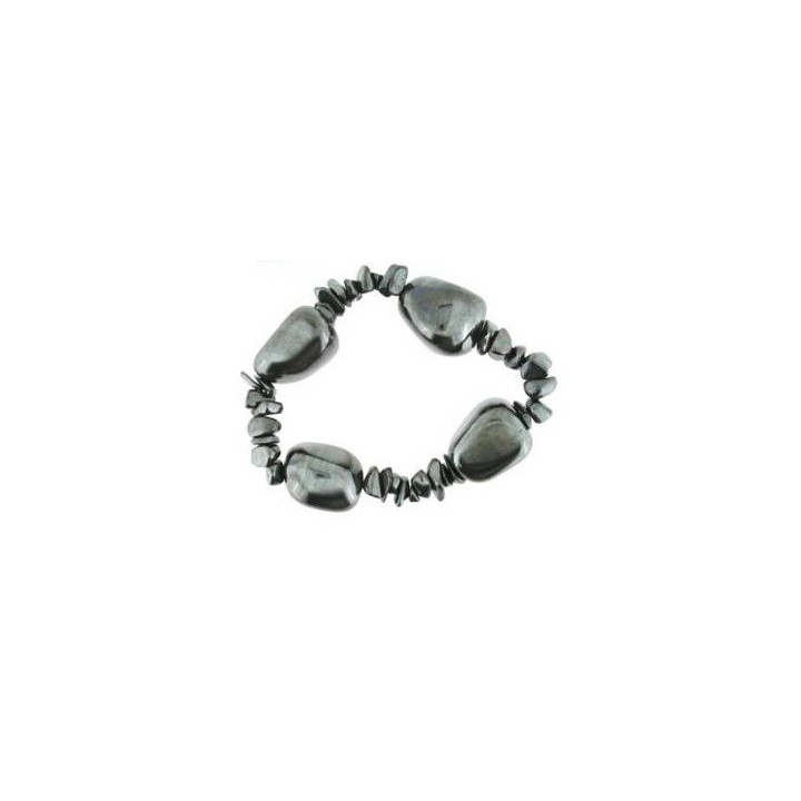 bracciale hematite – 4 pietre