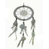 web white dreamcatcher – 16cm