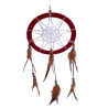 red dreamcatcher web – 16cm