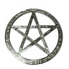 pentagrama 15cm - níquel