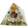 orgonite moonstone pyramid – 7x7