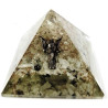 pyramid orgonite moonstone and quartz – 7 x 7