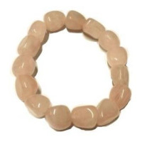 pulsera de cuarzo rosa - piedras
