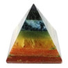 pirámide 7 chakras - piedra