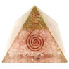 orgonite rose quartz pyramid – 7 x 7