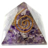 amethyst orgonite pyramid – 4x4