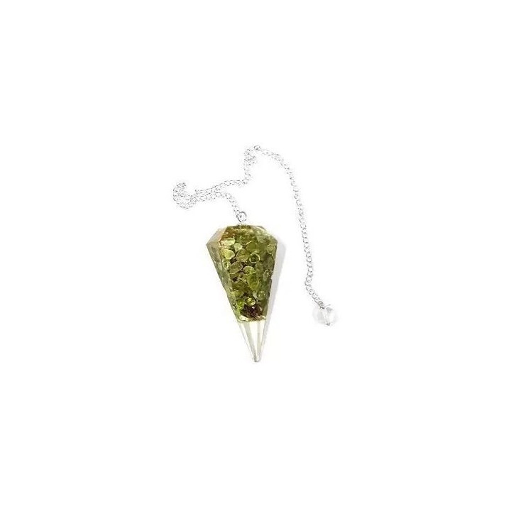 pendolo orgonite – peridot