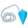 Péndulo de Howlita (Azul)