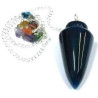 blue agate pendulum