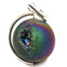 colgante de aura de titanio - bola (aura de arco iris)