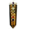 tiger eye chakra tip - pendant