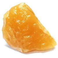 orange calcite - crude