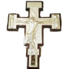 crucifix in wood and silver – 26cm