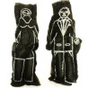 bonecos de pano voodoo – casal preto