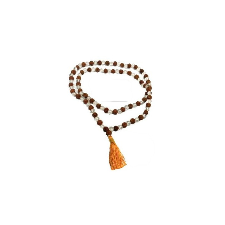 japamala rudraksha – quarzo