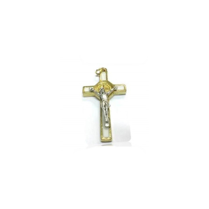 cruz de são bento em metal – 4cm