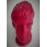 red man head candle