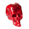 red skull candle