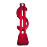 red dollar sign candle