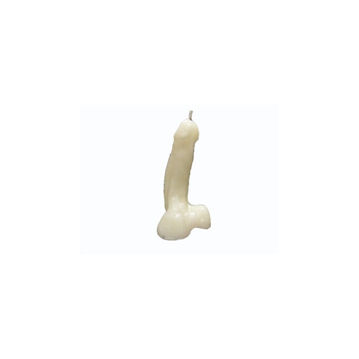 white phallus candle
