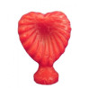 red heart candle