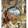 Orgonite - Colgante con collar - Negro