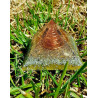 Golden Orgonite Pyramid - M