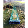 PIRÂMIDE ORGONITE NÚBIA Azul L