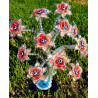 tree of wealth – red hibiscus – 12 flowers