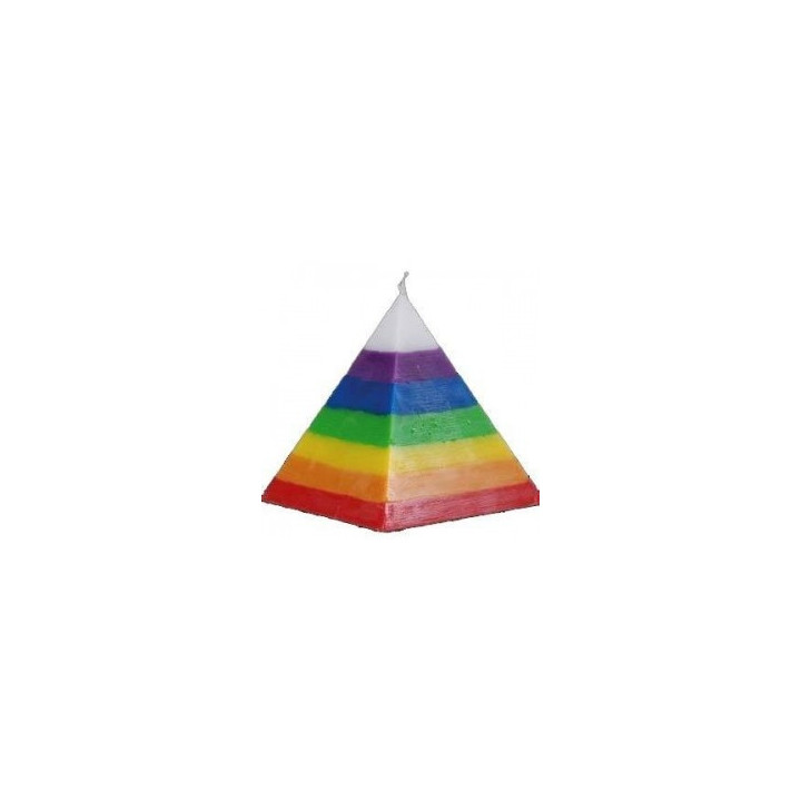 Vela Pirámide 7 colores