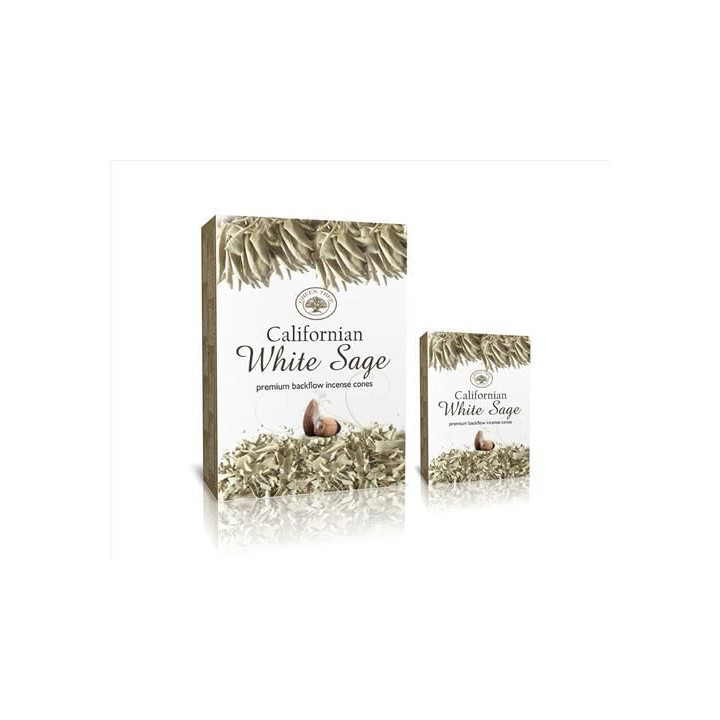 Coni d'Incenso Salvia Bianca California 15gr - Reflusso