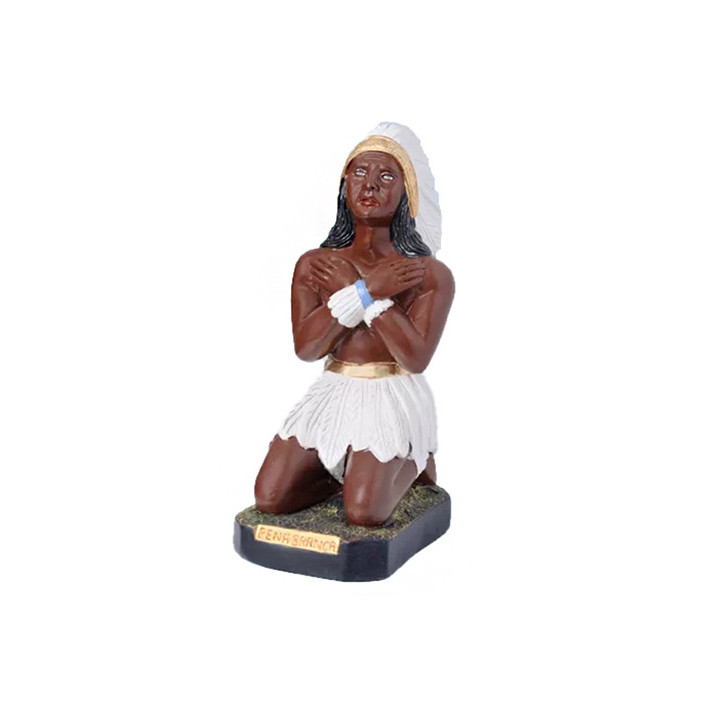 Caboclo Pena Bianca 20cm