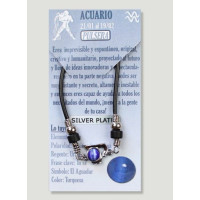 Pulseira Signo Aquário - Prateado