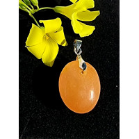 Pendente Selenite Laranja
