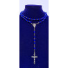 Rosario de ágata azul