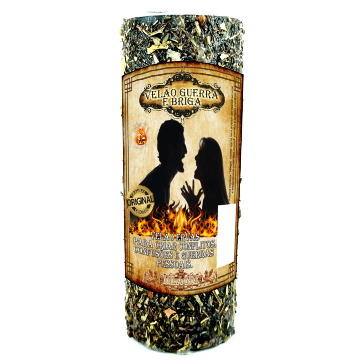 velón de hierbas guerra y pelea