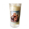 1 saint antonio glass candle
